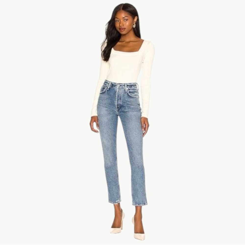 Citizens Of Humanity Light Blue Straight Leg Jeans